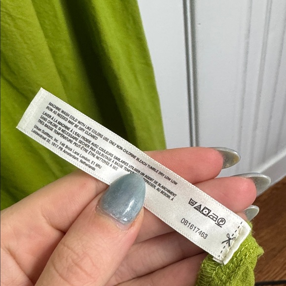 Free People Free Est Ruffle It Up Midi Dress Green - Picture 10 of 13